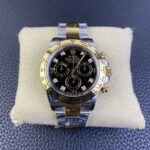 勞力士4130機芯升級宇宙計型迪通拿黑面鑽刻“金鋼迪”116503