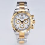 勞力士4130機芯升級宇宙計型迪通拿象牙白“間金迪”116503