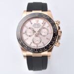 勞力士4130機芯升級宇宙計型迪通拿冰糖鑽“玫瑰金迪”116515