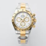 勞力士4131機芯升級宇宙計型迪通拿象牙白“間金迪”126503