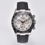 4130機芯鑽刻貝母白金迪116519